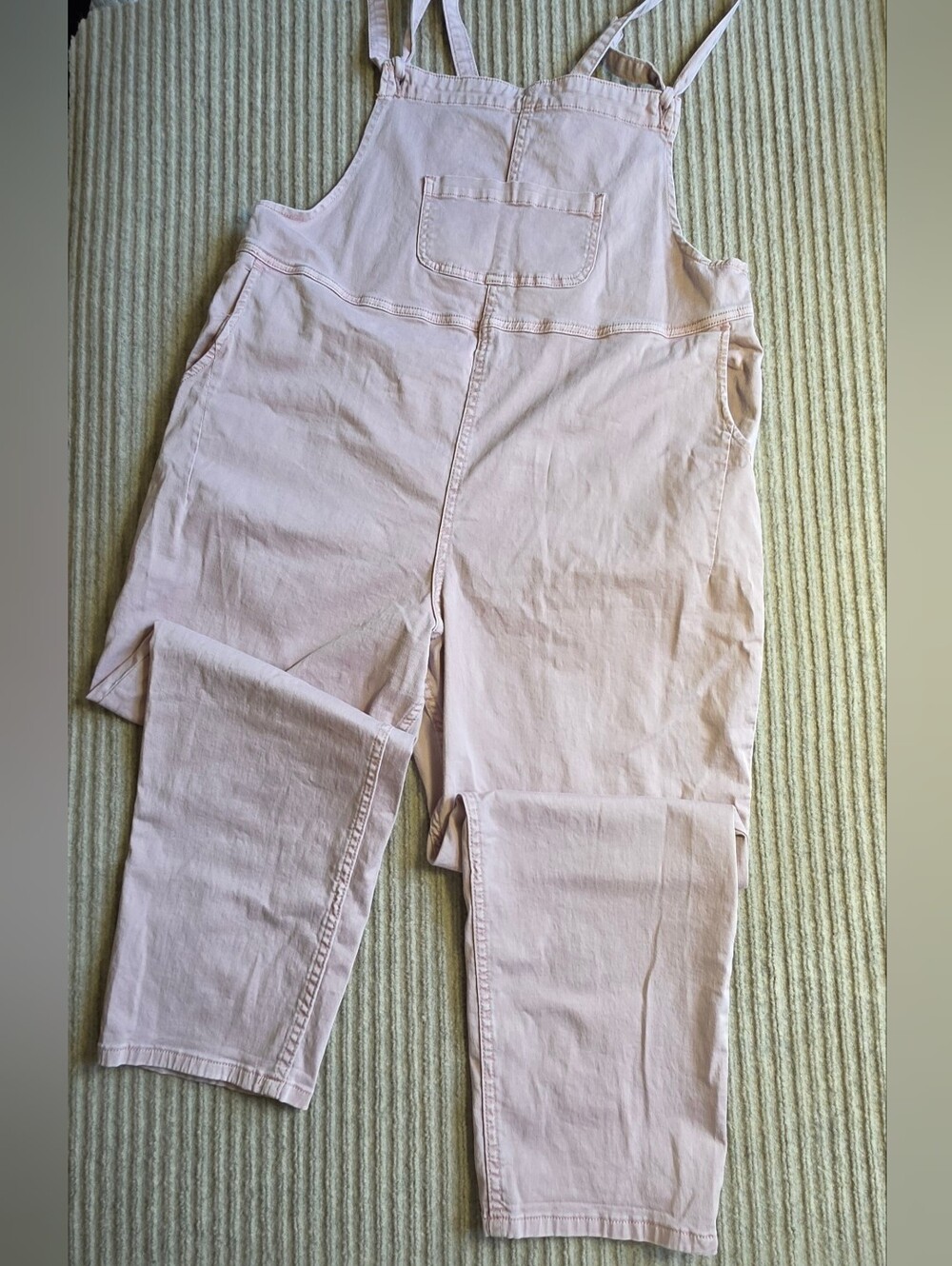 Anthropologie Pilcro Everyday Relaxed Overalls Large L Mauve Pink Romper